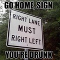 drunk sign