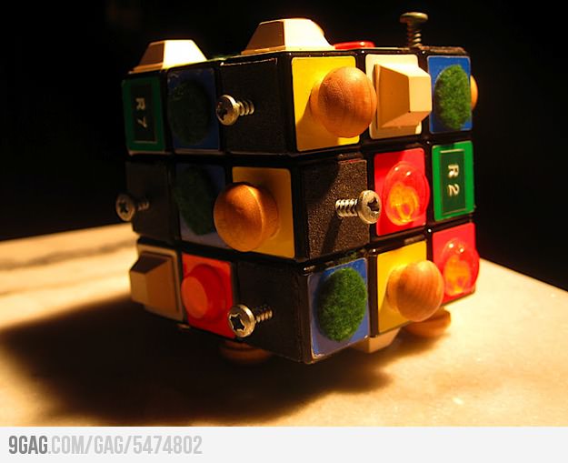 rubix cube for blind people - meme