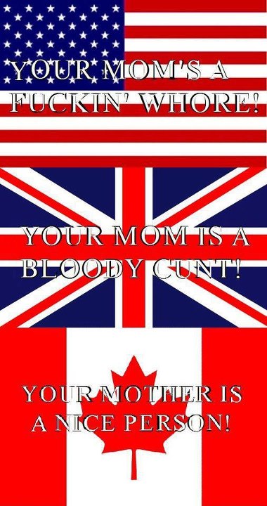 Canadian insults - meme