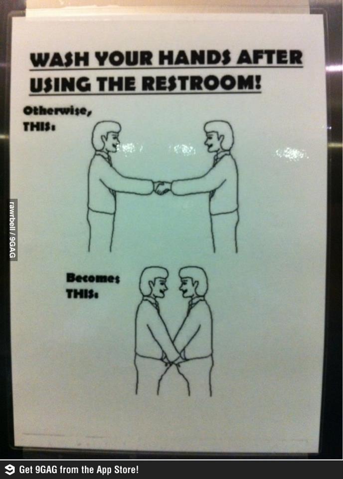 Wash your hands... - meme