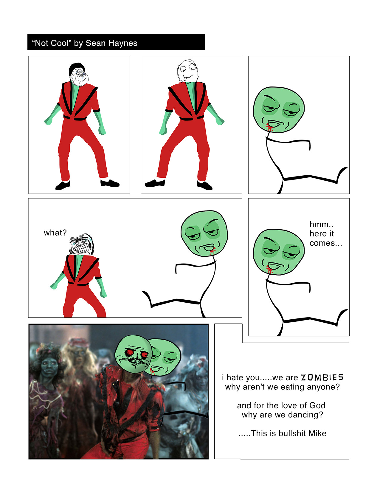 Zombie I hate you - meme