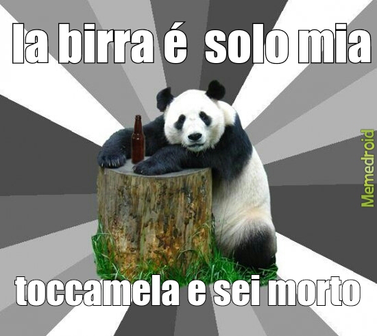 panda birroso - meme