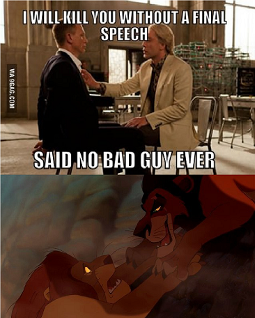 In all honestly, Scar was the greatest movie villain. Ever. - meme