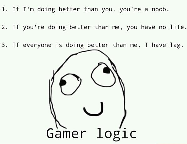 gamers logic - meme