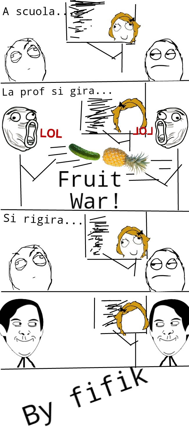 Fruit war - meme