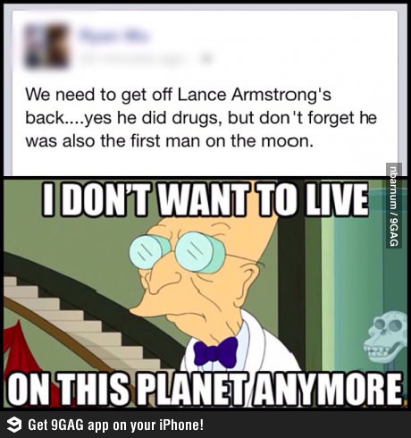 I don't want to live on this planet with a bunch of idiots. - meme