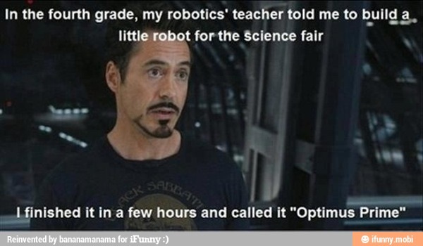 Tony Stark owning - meme